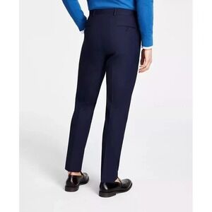 Michael‎ Kors Mens Classic fit Pants 36Wx30L Stretch Navy Solid E04496
